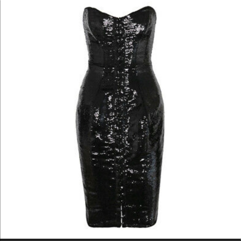 MIDI sequin dress